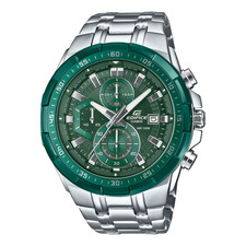 Casio Edifice EFR-539DE-3A Standard Chronograph Green Dial 54mm New Men s Watch