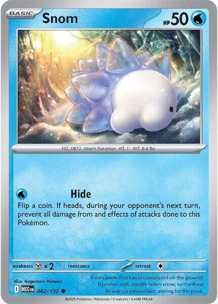 Snom Common ME01: Mega Evolution 042/132 NM Reverse Holo