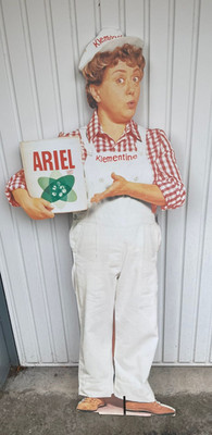 70er Jahre Werbefigur Johanna König Klementine Ariel Aufsteller Lebensgroß
