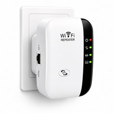 Wireless-N WiFi Repeater,300 Mbps Wireless Range Extender WiFi Signal Booster