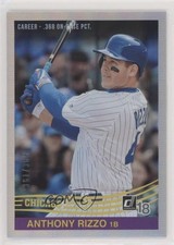2018 Donruss Retro 1984 Variations Stat Line Career /368 Anthony Rizzo #225 gn1