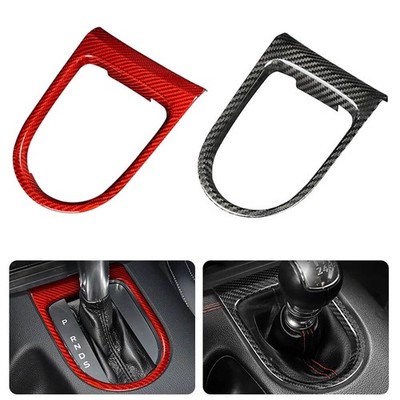 Shift Panel Trim Volle Abdeckung Blenden für Ford Mustang 2015-2023 Carbon Faser