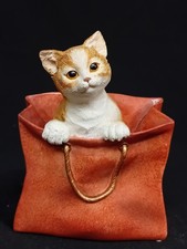 Leonardo Cat Studies 'Playtime' Figurine. 2009. 5" Tall. 4" Wide. GC.