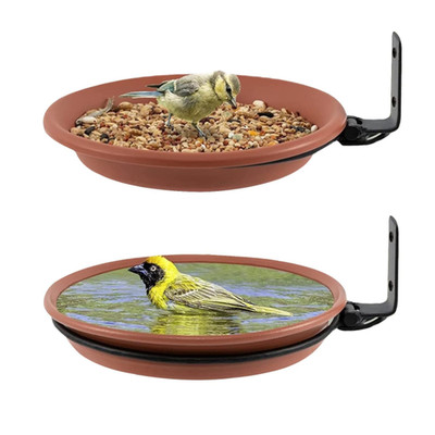 Hängender Vogeltränke und Vogelbad für Balkon Winterfest 21 cm Durchmesser