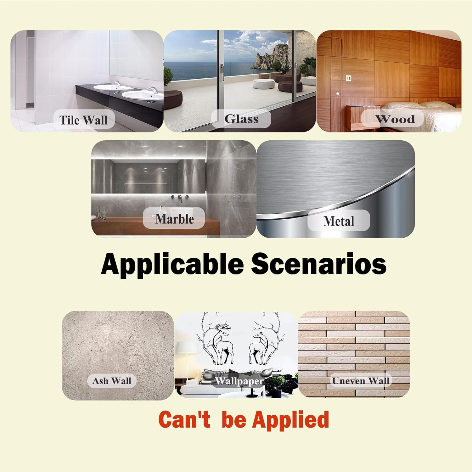 90 Pack Self Adhesive Ceiling Hooks for Hanging - Small Sticky Damage-Free No-Dr