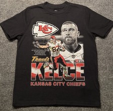 Travis Kelce Kansas City Chiefs T-Shirt Youth L 13-14 NFL Football Graphic Tee