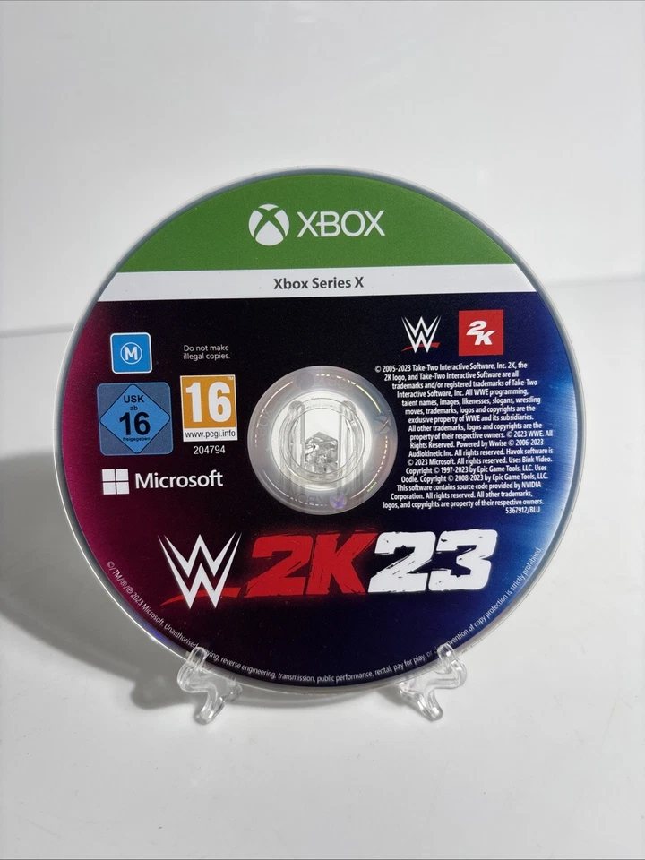 WWE 2K23 (Microsoft Xbox Series X, 2023) FREE POSTAGE (read description), photo 1 of 3
