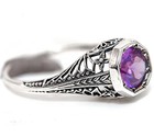 2CT Heat Treated Alexandrite 925 Sterling Silver Filigree Ring Sz 7 PC9-4 — photo 2