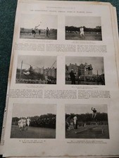 Sk261 Ephemera 1900 Folded Picture Sport At Stamford Bridge