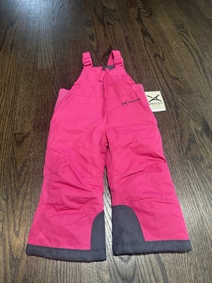 Arctix Pink Insulated Snow Bib Pants Kids 18M Winter Overalls Waterproof Ski