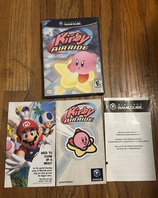 Kirby Air Ride Nintendo GameCube Case Manual Inserts Only NO DISC Authentic OEM