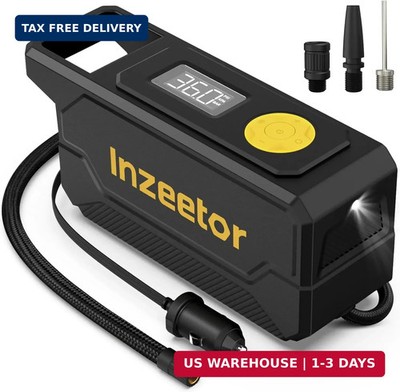 150 PSI Tire Inflator Portable Air Compressor, 12V DC Auto Shutoff Air Pump with