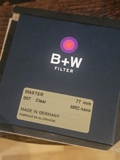 New B+W MASTER 007 Clear Filter (77mm) MRC Nano Coating #1101527