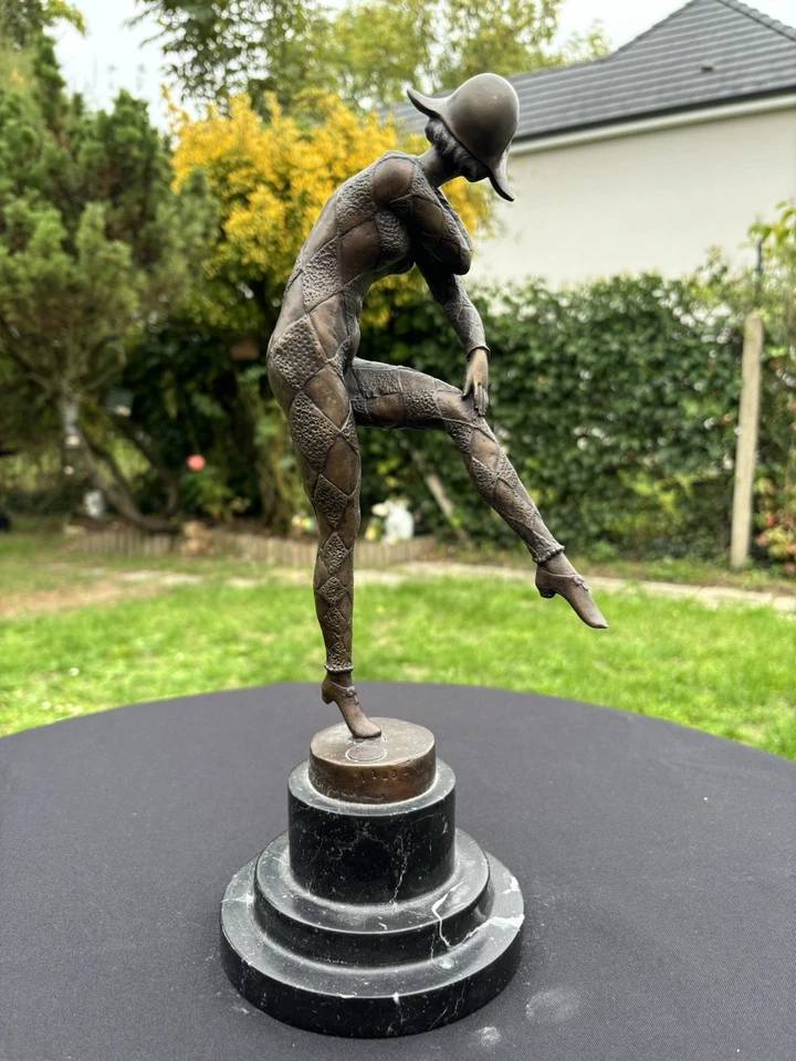 Arlequin Chiparus Bronze  Copie - Photo 2/4