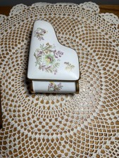 Vintage Beyer & Bock Germany Porcelain Piano Trinket Box Beckwith China