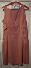 Red Valentino Spa Dusty Rose Pink Bow Detail Sleeveless Dress 42 US Size 6