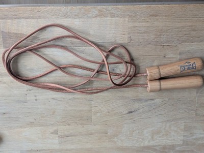 Everlast Springseil 2,8Meter Skipping HIIT Vintage Sport Leder