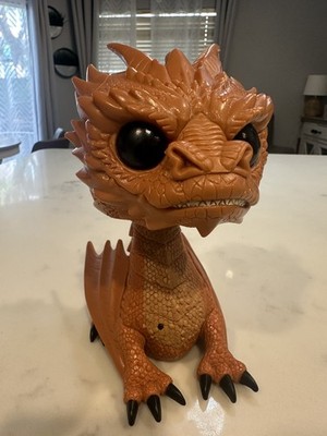 Funko Pop 2014 Smaug Dragon 124 The Hobbit Lord Of The Rings Toy 6  Loose