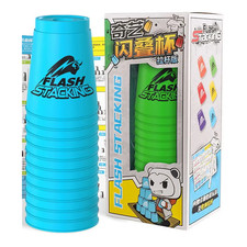 12 PCS Qiyi Flash Stacking Cups Children Quick Stack Speed Training Fast Reactio