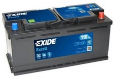 EXIDE EB1100 Excell Batterie de Démarrage 12V 110Ah 850A EN pour VW Touareg II