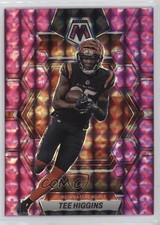 2023 Panini Mosaic Pink Camo Mosaic Prizm Tee Higgins #42 0x7k