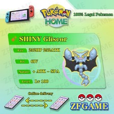 ✨6IV SHINY Gliscor + EVS🚀 POKEMON HOME✨Champions✨Online delivery⚡