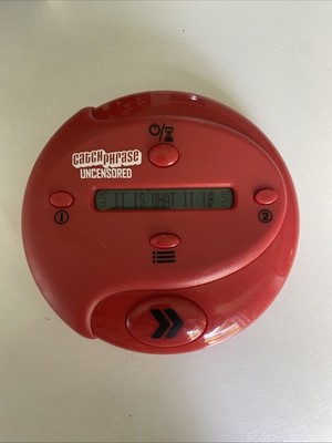 Hasbro Catch Phrase Uncensored Electronic Party Game Tested Working