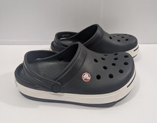 Crocs Kids Crocband Clog Black White Size Youth 3 Kids Slip On Shoes Comfort