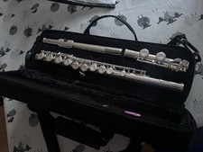 Nuova Concert Flute Silver Boehm System Closed Hole Key of C with Case
