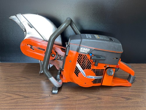 HUSQVARNA PARTNER K960 Concrete Cut Off Saw - Nice Running 94cc Saw 14" Guard ✅