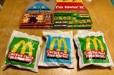 2022 McDonald s Cactus Plant Flea Market Unopened Toys