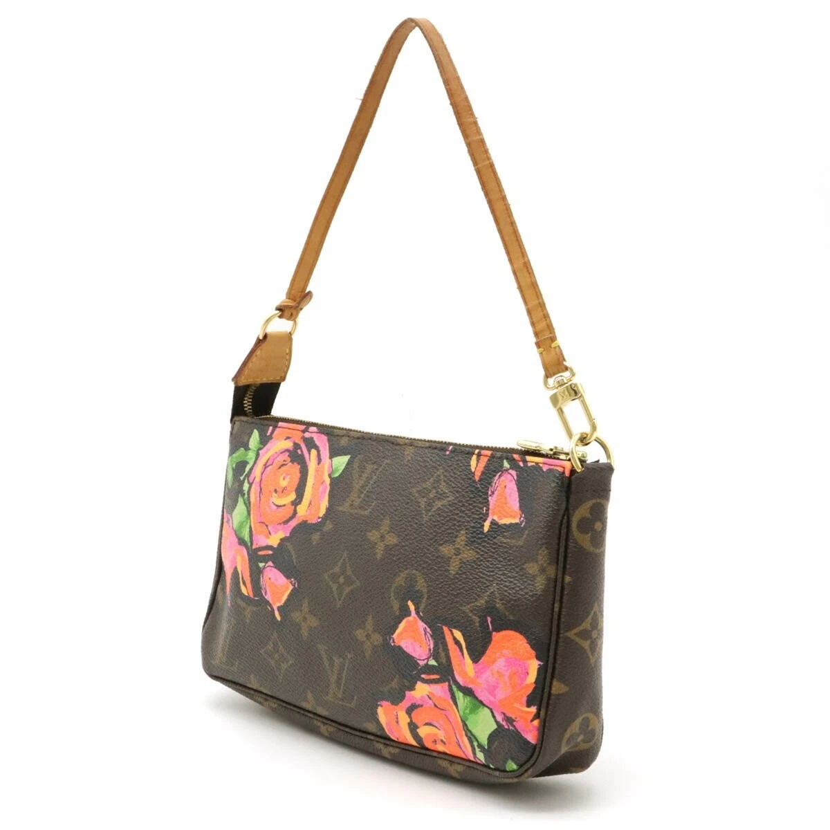 Stephen Sprouse x Louis Vuitton Beige Monogram Graffiti Pochette Accessoires