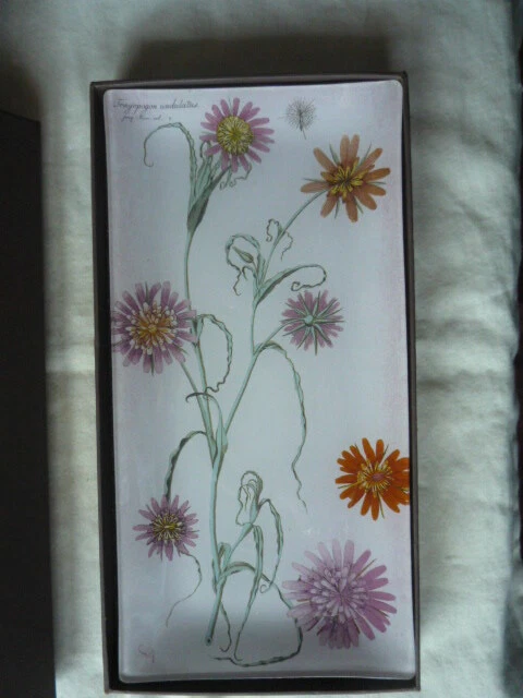 Fringe Studio Glass tray Tragopogon undulatus Plant flower - Image 2 of 4