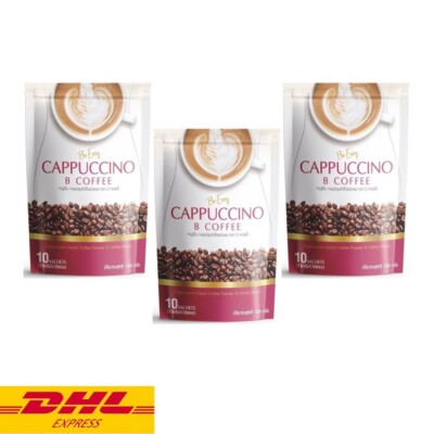 3x Be Easy Cappuccino B Coffee Instant Powder Mixed Drink Weight Management