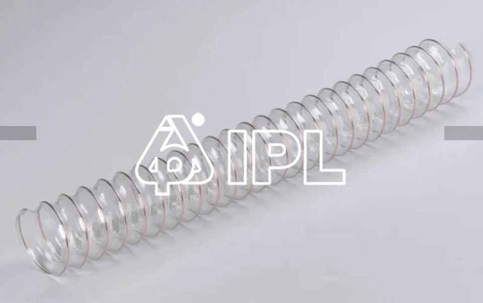 TUBO FLESSIBILE IN TPU PER ASPIRAZIONE CON SPIRALE IN ACCIAIO DIAM da 50 a 120mm - Immagine 4 di 4