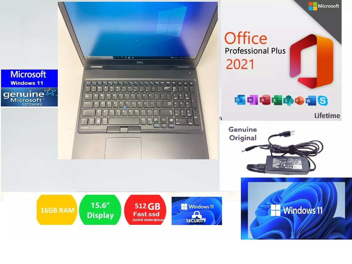 Dell Precision 3520 16GB RAM,512GB SSD,Win.11 Microsoft