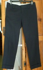 BANANA REPUBLIC Black Martin CROP TROUSER PANTS Stretch 4 Pocket 29X25.5 size 2