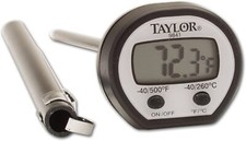 Taylor 9841 Precision High Temperature Digital Instant Read Kitchen Thermometer