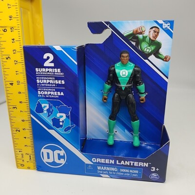 Spin Master DC John Stewart Green Lantern 4 Inch Action Figure Rare 2 Surprise