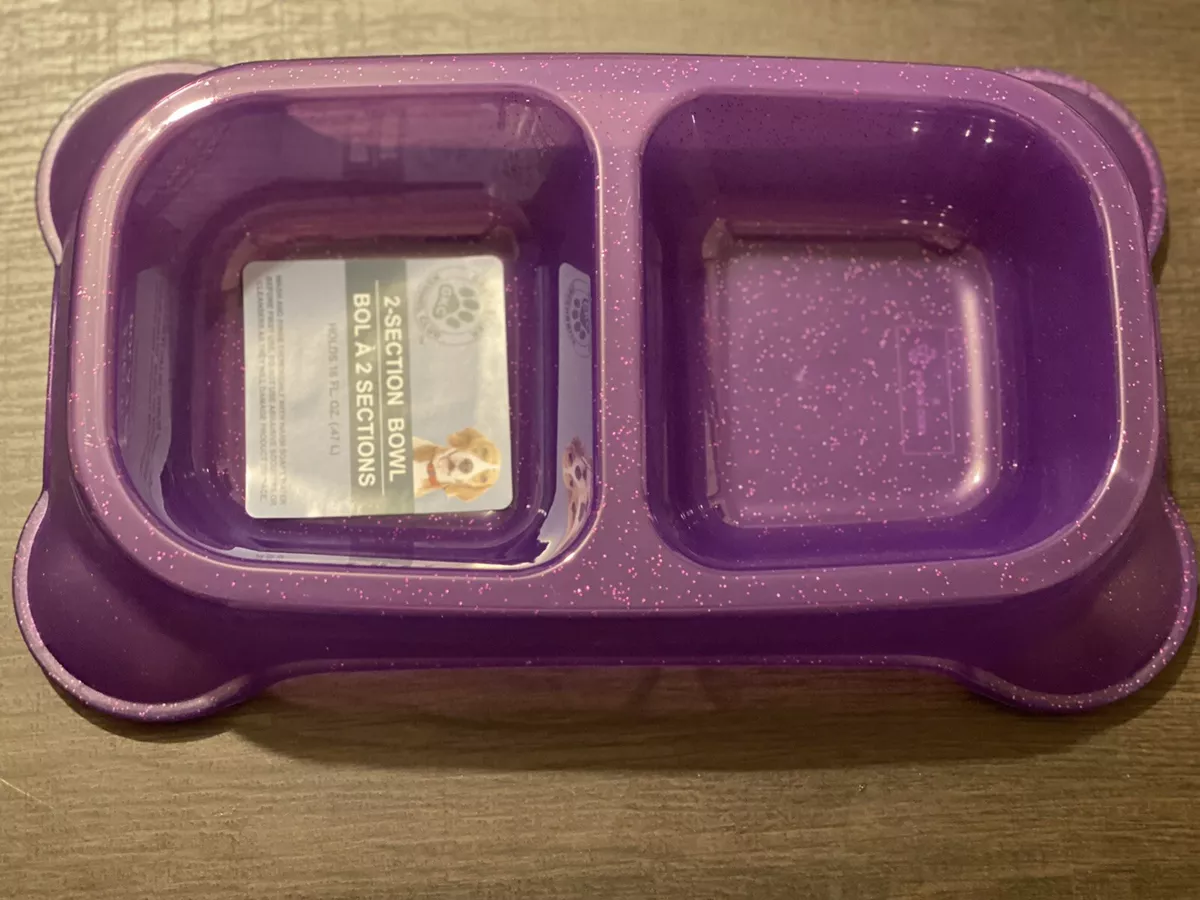 Divided dog bowl cheap