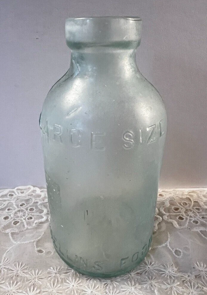 Antique Mellins Baby Food Boston Jar Aqua Approx 6.25"H
Opens in a new window or tab