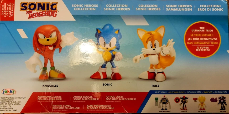 Jakks Pacific Sonic The Hedgehog Classic Sonic Heroes Collection (SONIC ONLY) - Image 3 of 4