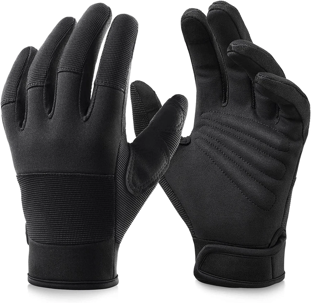 OZERO Work Gloves for Men Women: Mechanic Glove Touchscreen Firm Grip  Dexterity