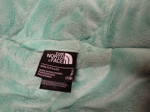the NORTH FACE OSITO REVERSIBLE FLEECE QUILTED JACKET in Girl's size Small 7/8 - Picture 10 of 13