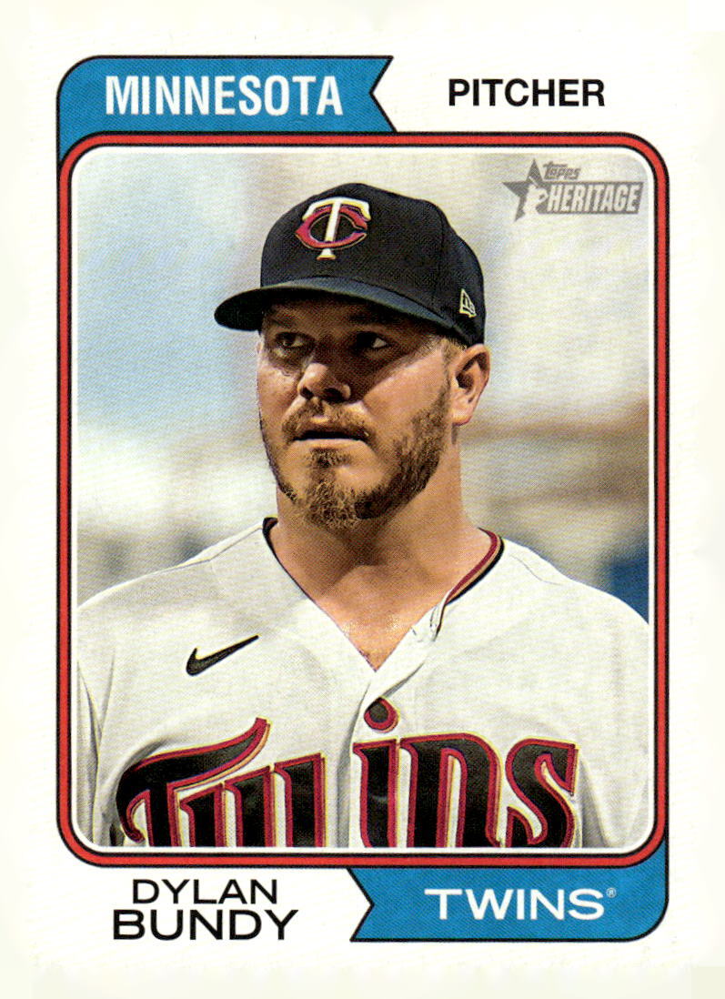 2023 Topps Heritage #74 Dylan Bundy Minnesota Twins