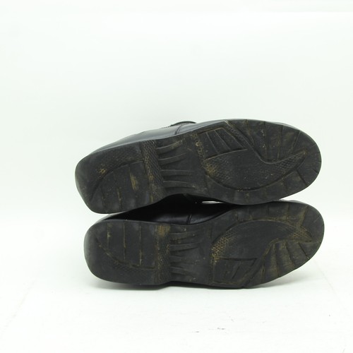 Stivale Styl Martin Usato EUR 44 (Cod.STM157) Nero Pelle Touring Stivaletto Uomo - Foto 6 di 10