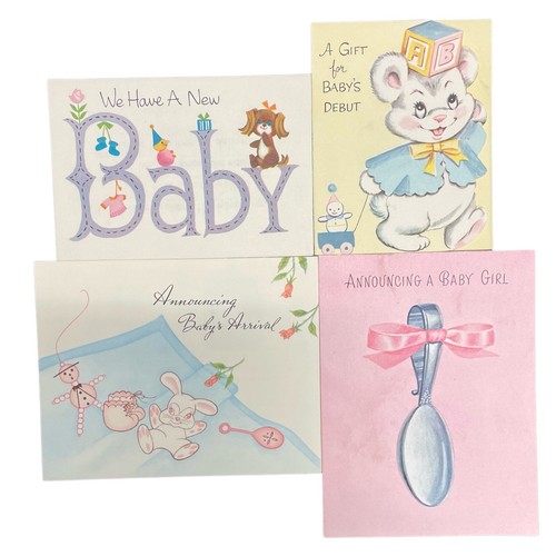 X16 Lot 1970S Used Birth Announcement Baby Cards Vintage Ephemera - Picture 5 of 14
