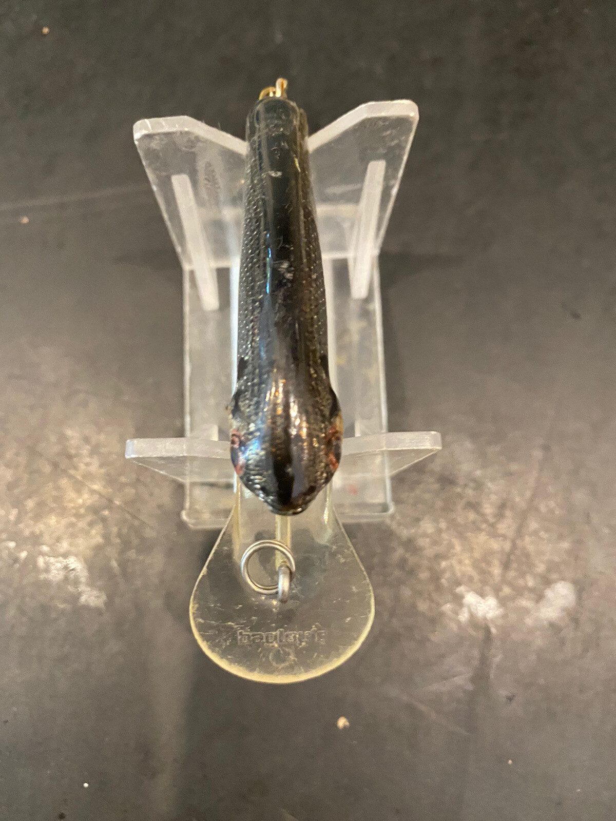 Bagley Small Fry Shad Diving Black On Silver Foil eBay