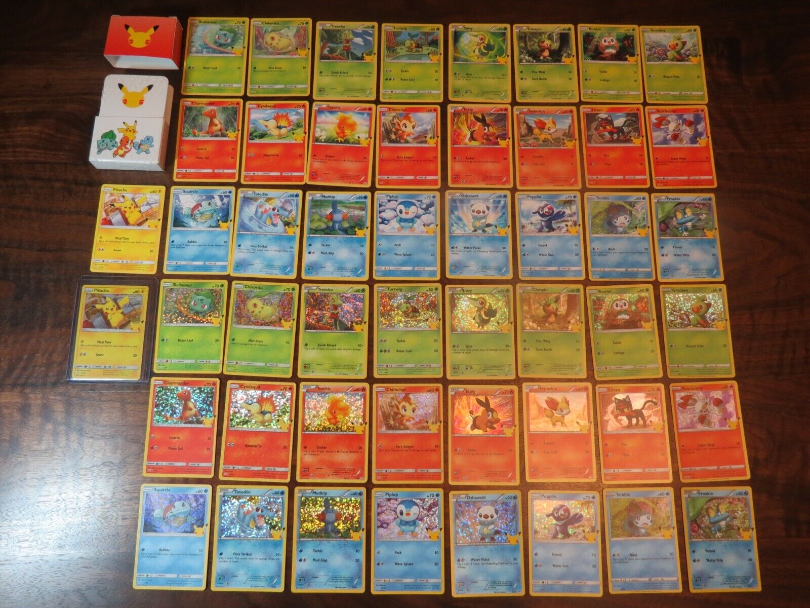 Coleção Pokémon Cards Mc Donalds - Completa Normais 25 Cards