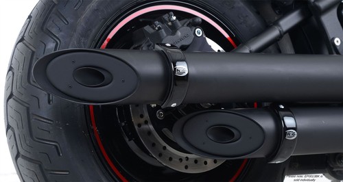 R&G Exhaust Protection Round Black (Arrow exhaust) Universal - Picture 5 of 6